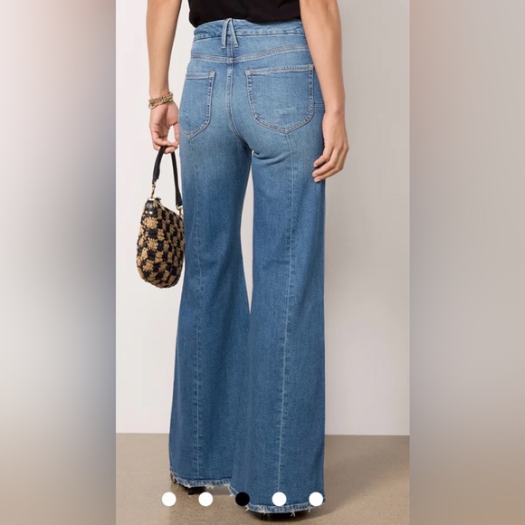 Good American Good Waist Palazzo Jeans - Picture 8 of 14